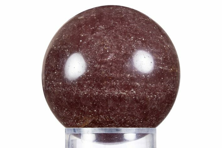 Polished Strawberry Quartz Sphere #342057